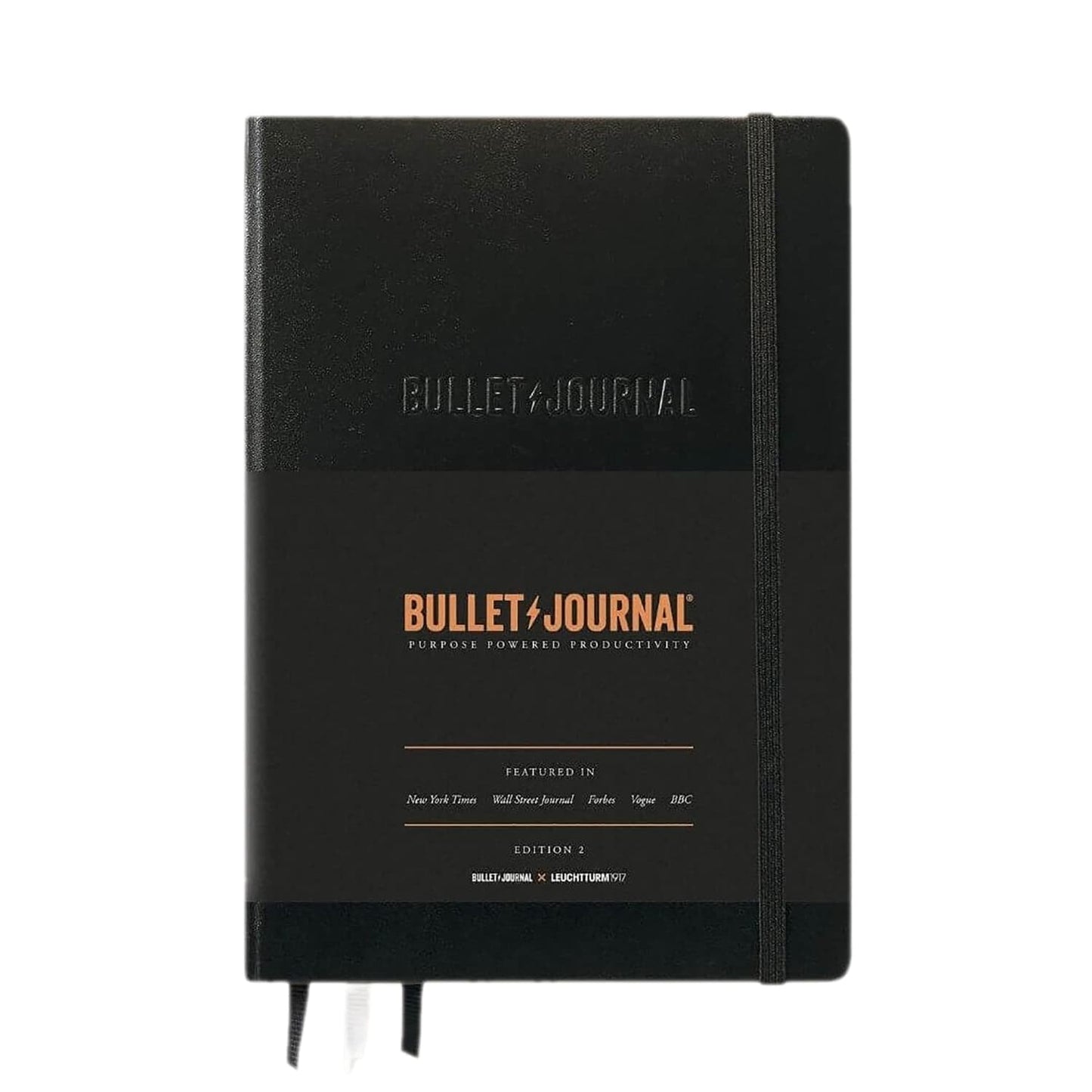 Leuchtturm 1917 Hardcover Bullet Journal Edition 2 in Black - A5 Notebooks Journals