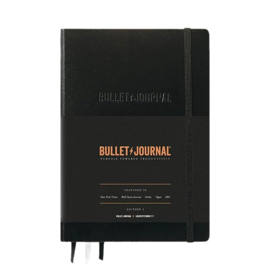 Leuchtturm 1917 Hardcover Bullet Journal Edition 2 in Black - A5