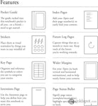 Leuchtturm 1917 Hardcover Bullet Journal Edition 2 in Black - A5 Notebooks Journals