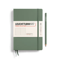 Leuchtturm 1917 Hardcover Dot Grid Notebook in Olive - A5
