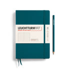 Leuchtturm 1917 Hardcover Dot Grid Notebook in Pacific Green - A5 Notebooks Journals