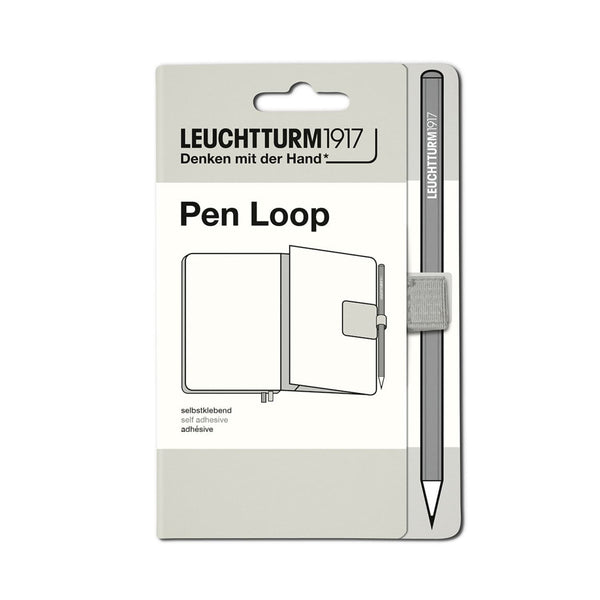 Leuchtturm 1917 Pen Loop in Light Grey Accessories