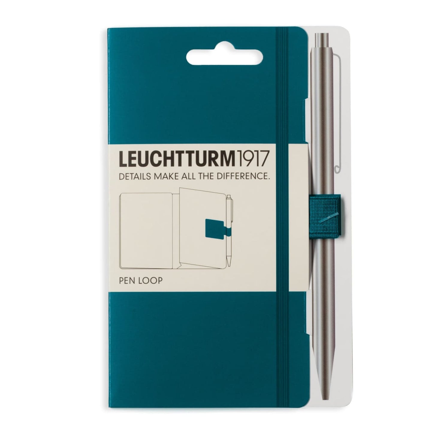 Leuchtturm 1917 Pen Loop in Pacific Green Accessories