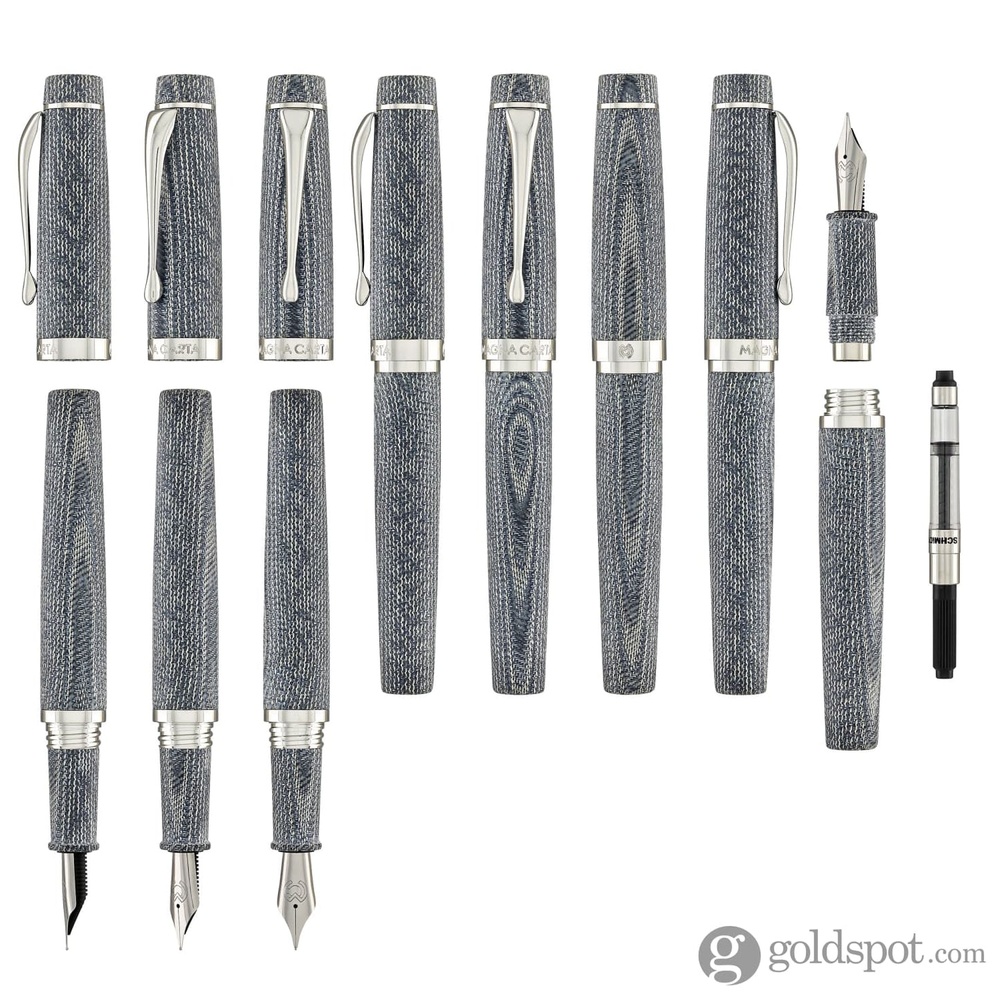 Magna Carta Denima Fountain Pen in Micarta Fountain Pen