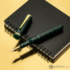 Magna Carta MAG 650 Fountain Pen in Malachite - 14kt Gold Flex Nib Fountain Pen