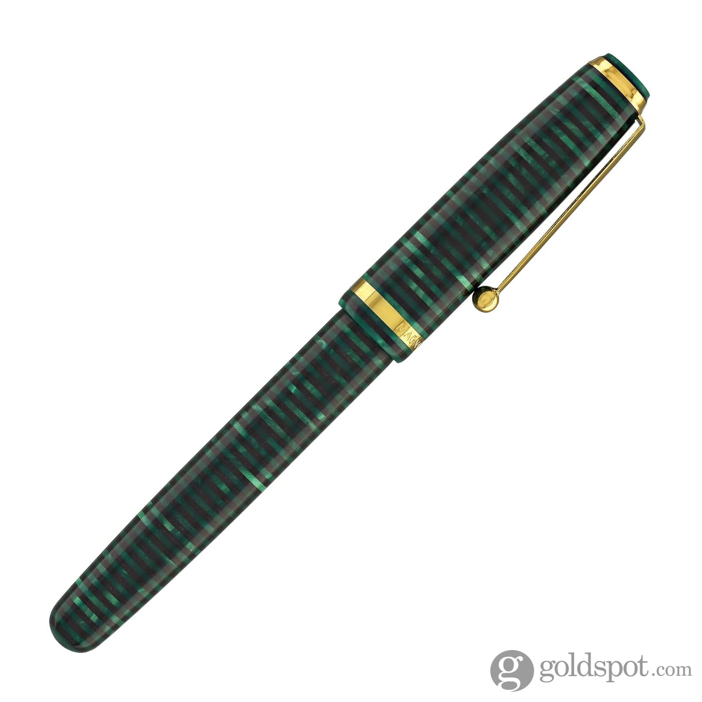 Magna Carta MAG 650 Fountain Pen in Malachite - 14kt Gold Flex Nib Fountain Pen