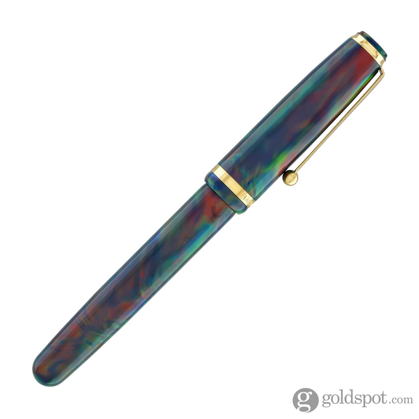 Magna Carta MAG 650 Fountain Pen in Oparex Lava Black - 14kt Gold Flex Nib Fountain Pen