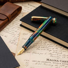 Magna Carta MAG 650 Fountain Pen in Oparex Lava Black - 14kt Gold Flex Nib Fountain Pen