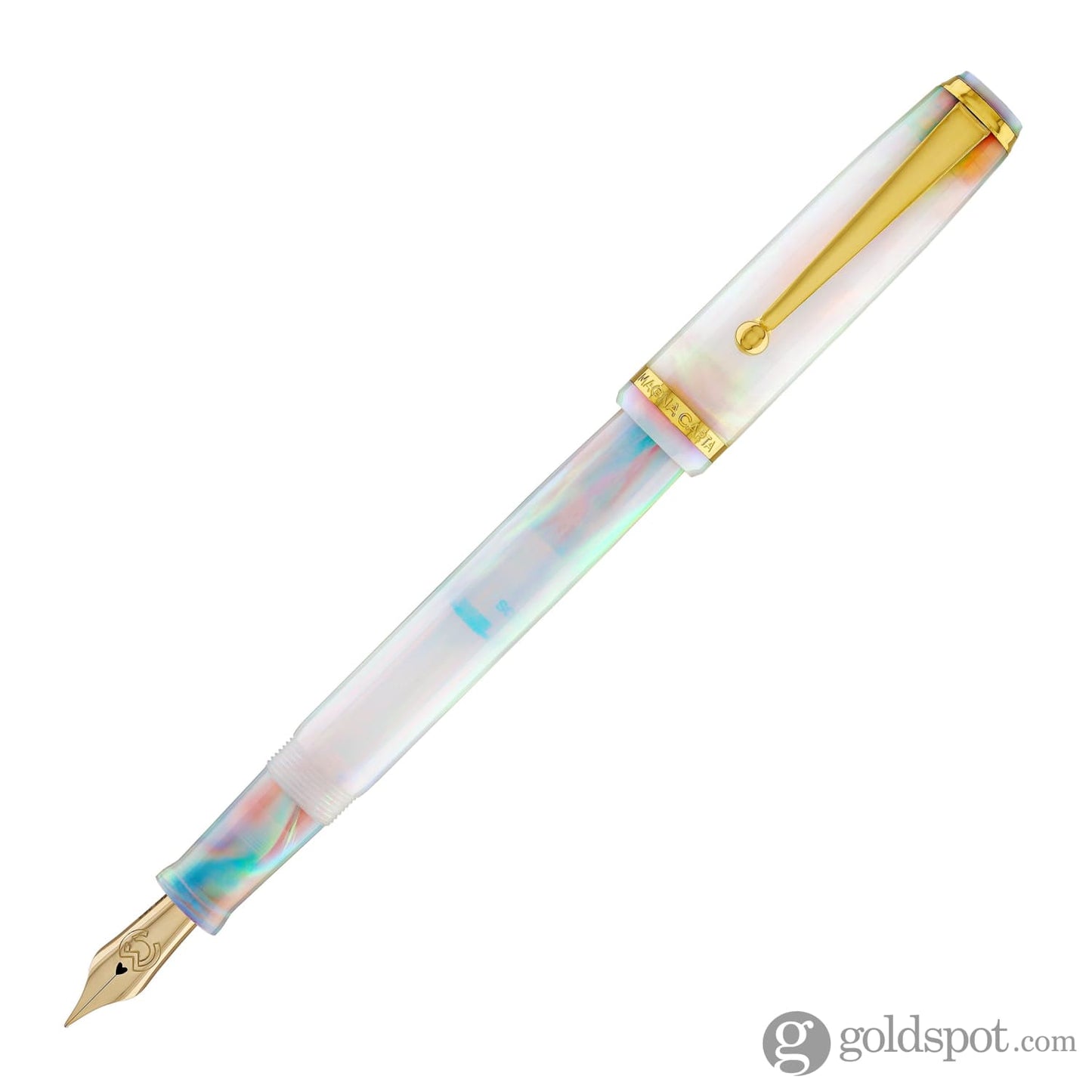 Magna Carta MAG 650 Fountain Pen in OPAREX Rainbow - 14kt Gold Flex Nib Fountain Pen