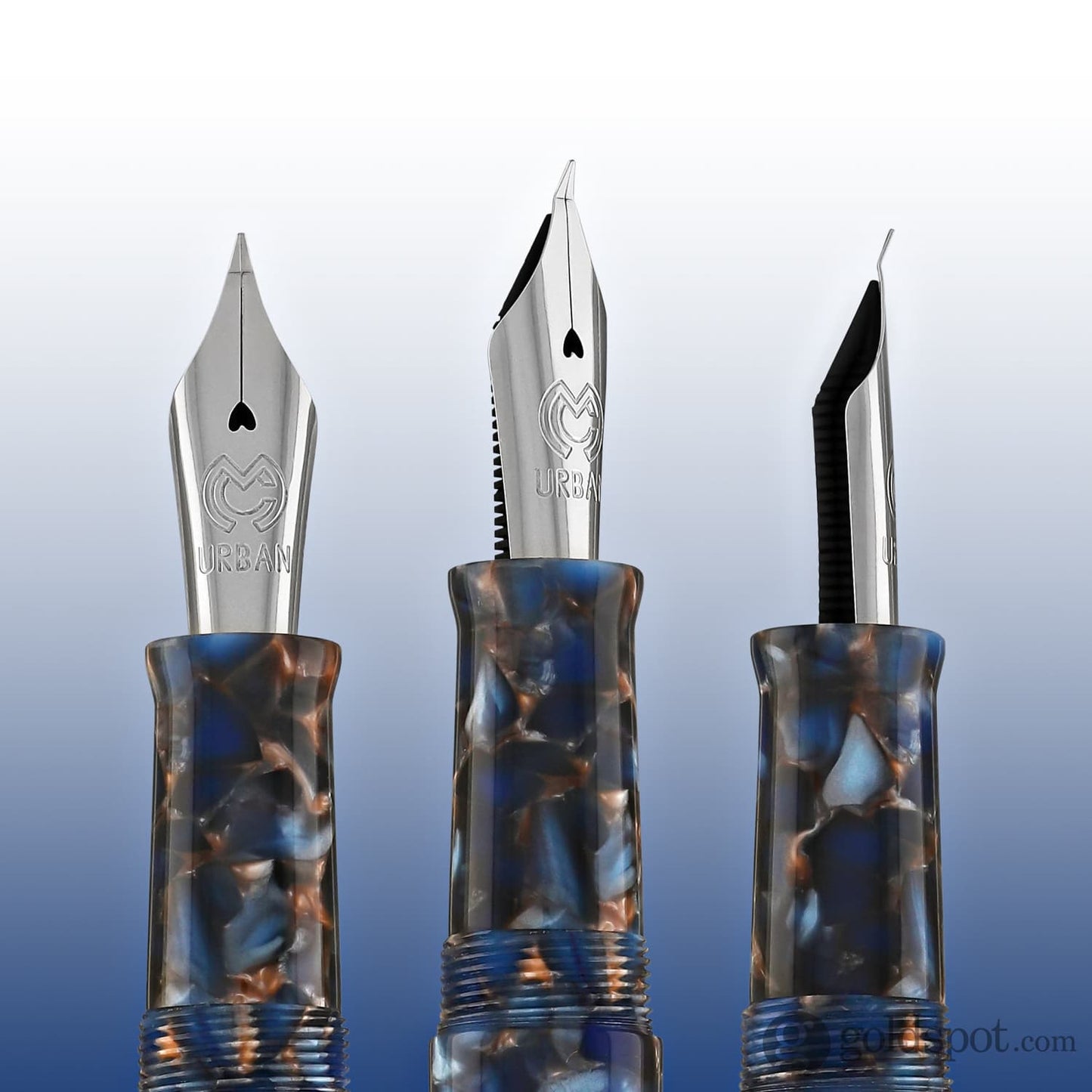 Magna Carta Urban Fountain Pen in Azurite - Fude Nib Fountain Pen