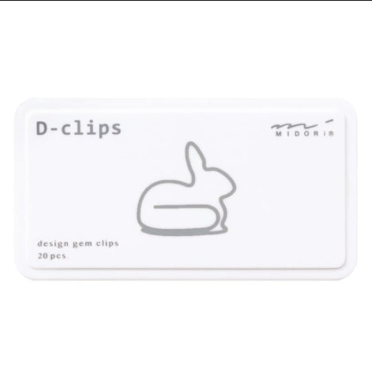 Midori D-Clips in Rabbit