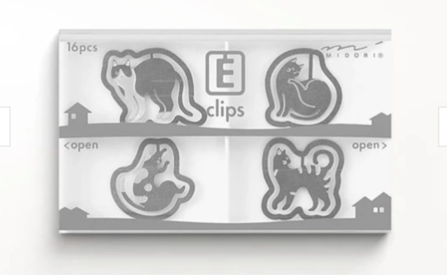Midori Etching Clips in Cat Accessories