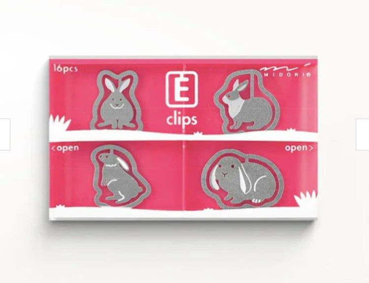 Midori Etching Clips in Rabbit Accessories