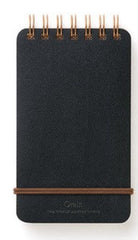Midori Grain Memo Pad in Black Accessories