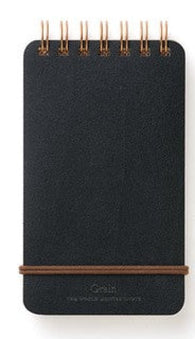 Midori Grain Memo Pad in Black