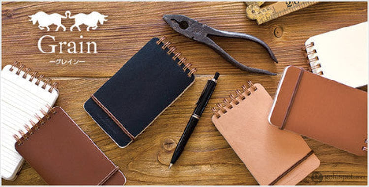Midori Grain Memo Pad in Dark Brown Accessories