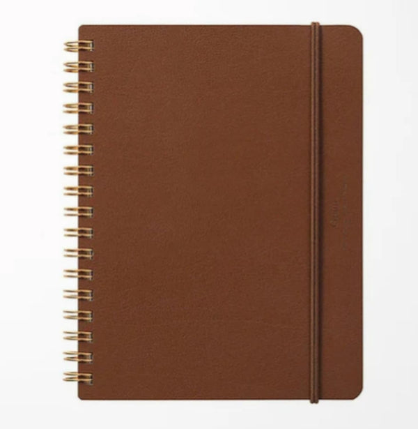 Midori Grain Notebook B6 in Dark Brown Accessories
