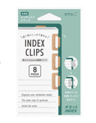 Midori Index Clip in Chiratto Orange Accessories