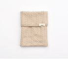 Midori Knitted Book Band with Pockets A6 to B6 in Beige A Accessories