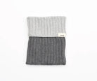Midori Knitted Book Band with Pockets A6 to B6 in Two-tone Gray Accessories