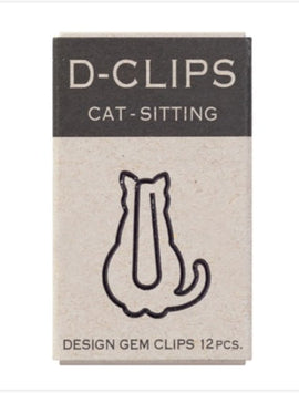 Midori Mini Box D-Clips in Sitting Cat A