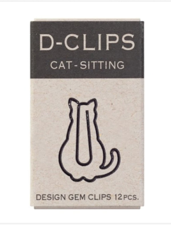 Midori Mini Box D-Clips in Sitting Cat A Accessories