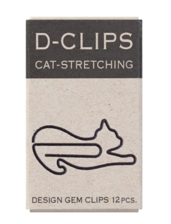 Midori Mini Box D-Clips in Stretching Cat A Accessories