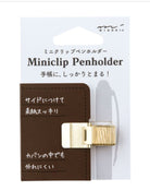 Midori Miniclip Penholder in Gold Accessories