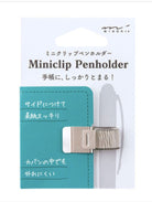 Midori Miniclip Penholder in Silver Accessories
