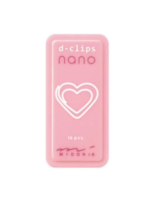 Midori Nano D-Clips in Heart Accessories
