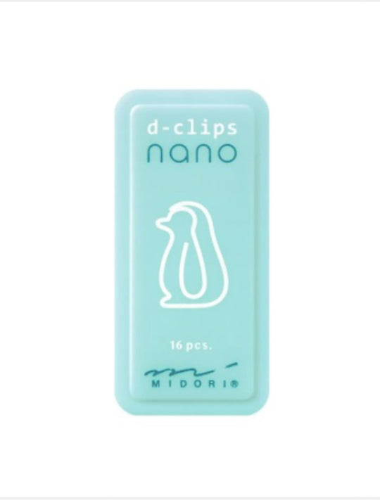 Midori Nano D-Clips in Penguin