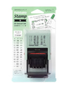 Midori Paintable Rotating Date Stamp in Flowers Accessories