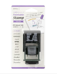Midori Paintable Stamp in Monthly