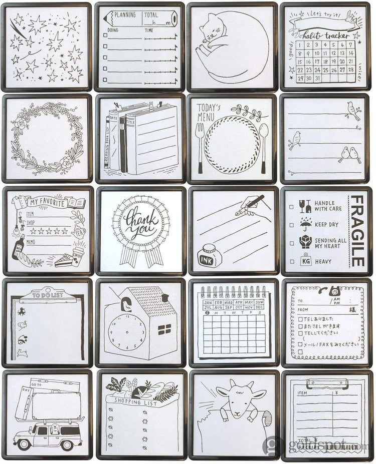 Midori Paintable Stamp Pre-Inked in Cat Accessories