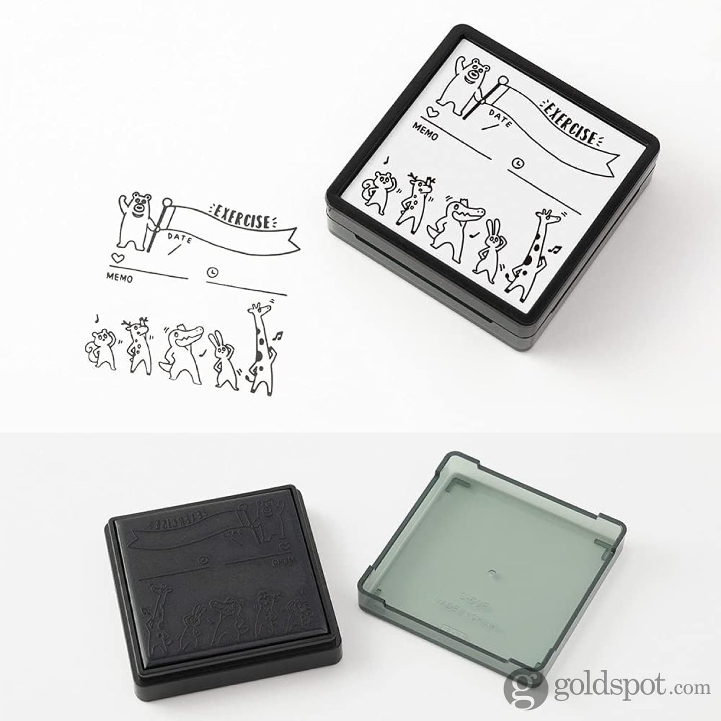 Midori Paintable Stamp Pre-Inked in Exercise Accessories
