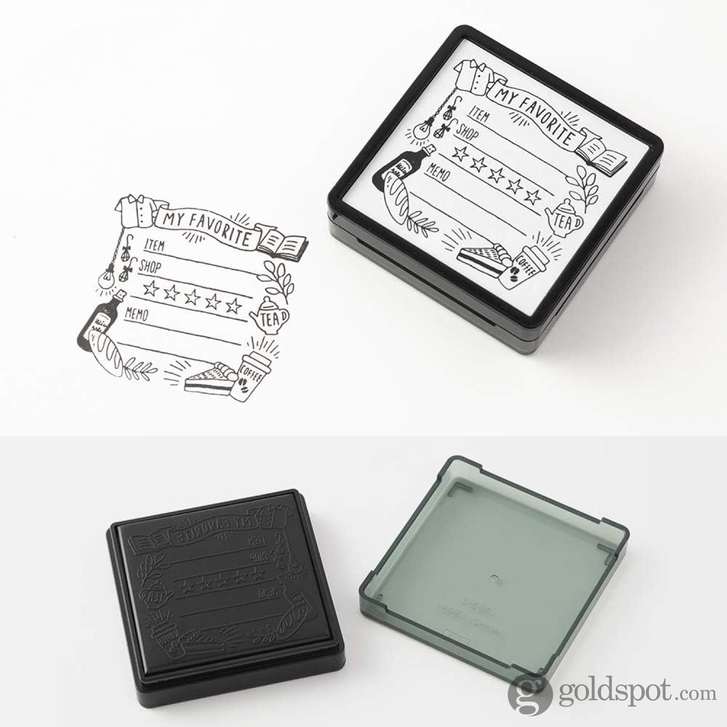 Midori Paintable Stamp Pre-Inked in My Favorite Accessories