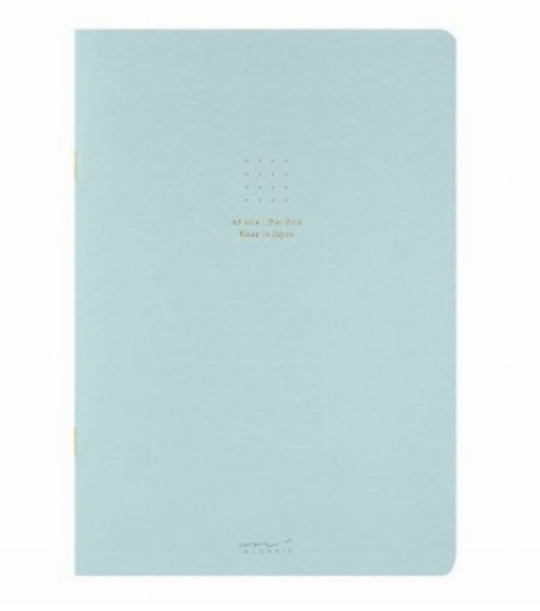 Midori Soft Color A5 Notebook in Blue - Dot Grid