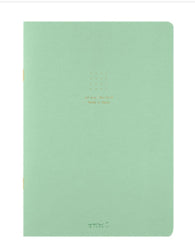 Midori Soft Color A5 Notebook in Green - Dot Grid