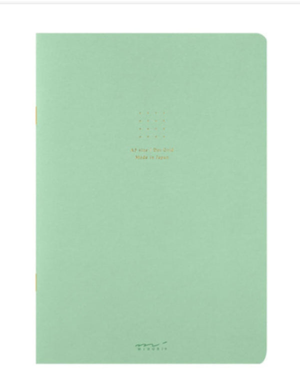 Midori Soft Color A5 Notebook in Green - Dot Grid Accessories