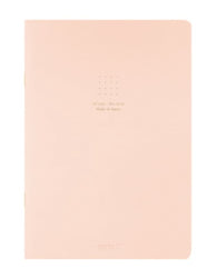 Midori Soft Color A5 Notebook in Pink - Dot Grid