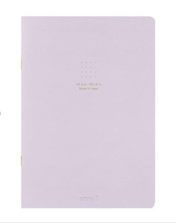 Midori Soft Color A5 Notebook in Purple - Dot Grid Accessories