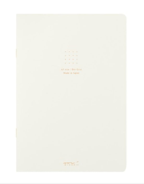 Midori Soft Color A5 Notebook in White - Dot Grid Accessories