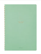 Midori Soft Color Ring A5 Notebook in Green - Dot Grid Accessories