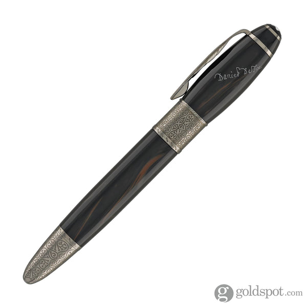 Montblanc Writers Edition 2014 Daniel Defoe Rollerball Pen in Brown-Black Rollerball Pen