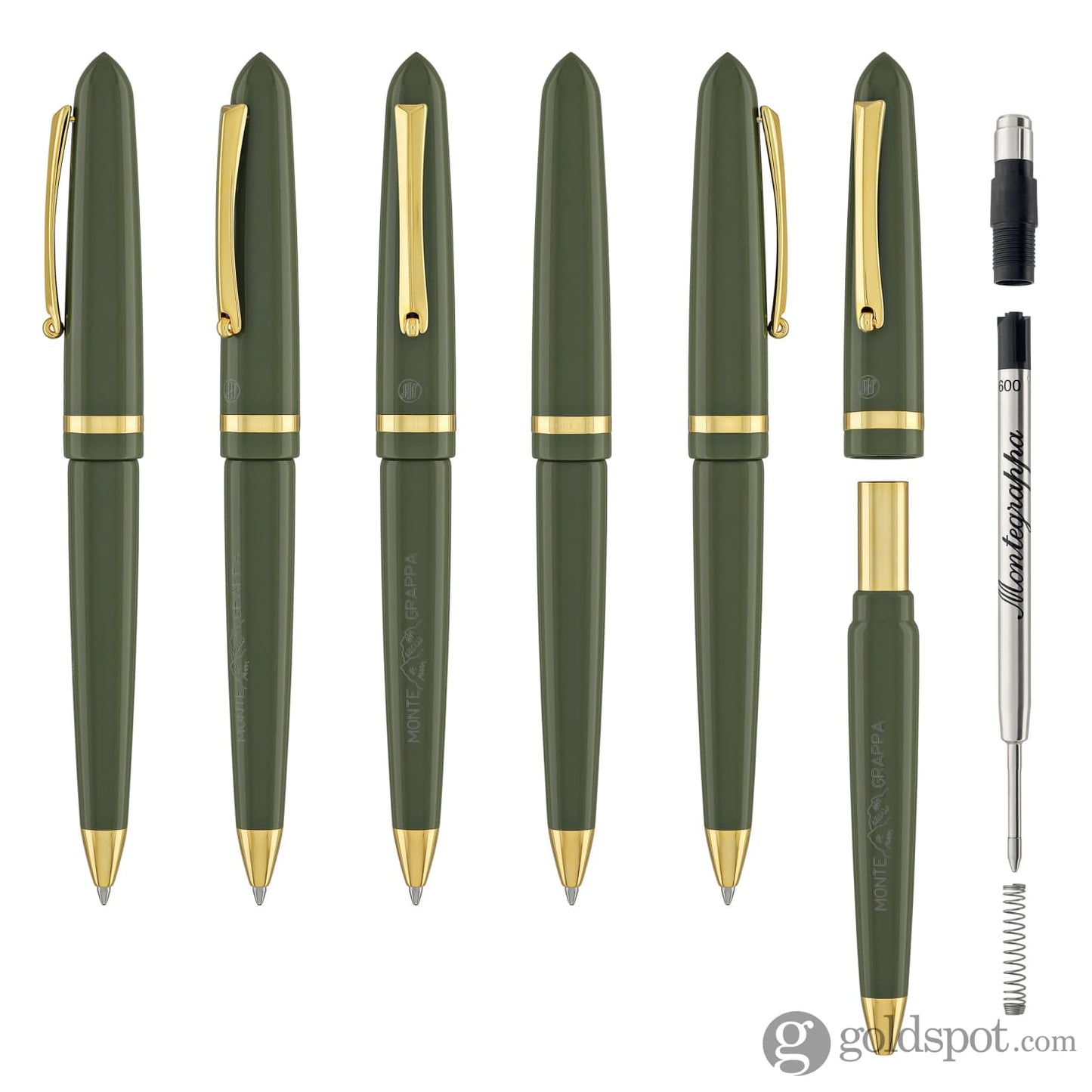 Montegrappa Venetia Ballpoint Pen in Green Ballpoint Pen