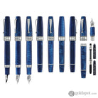 Montegrappa Year of the Dragon Juma Fountain Pen in Indigo Blue Fountain Pen
