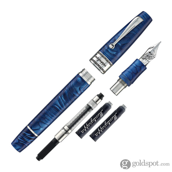 Montegrappa Year of the Dragon Juma Fountain Pen in Indigo Blue Fountain Pen