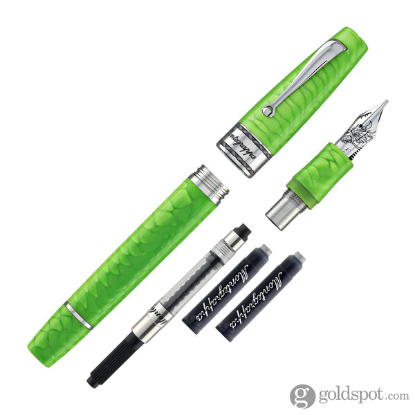 Montegrappa Year of the Dragon Juma Fountain Pen in Mamba Green Fountain Pen