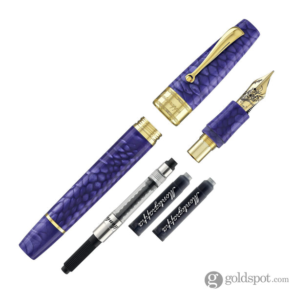 Montegrappa Year of the Dragon Juma Fountain Pen in Royal Purple Fountain Pen