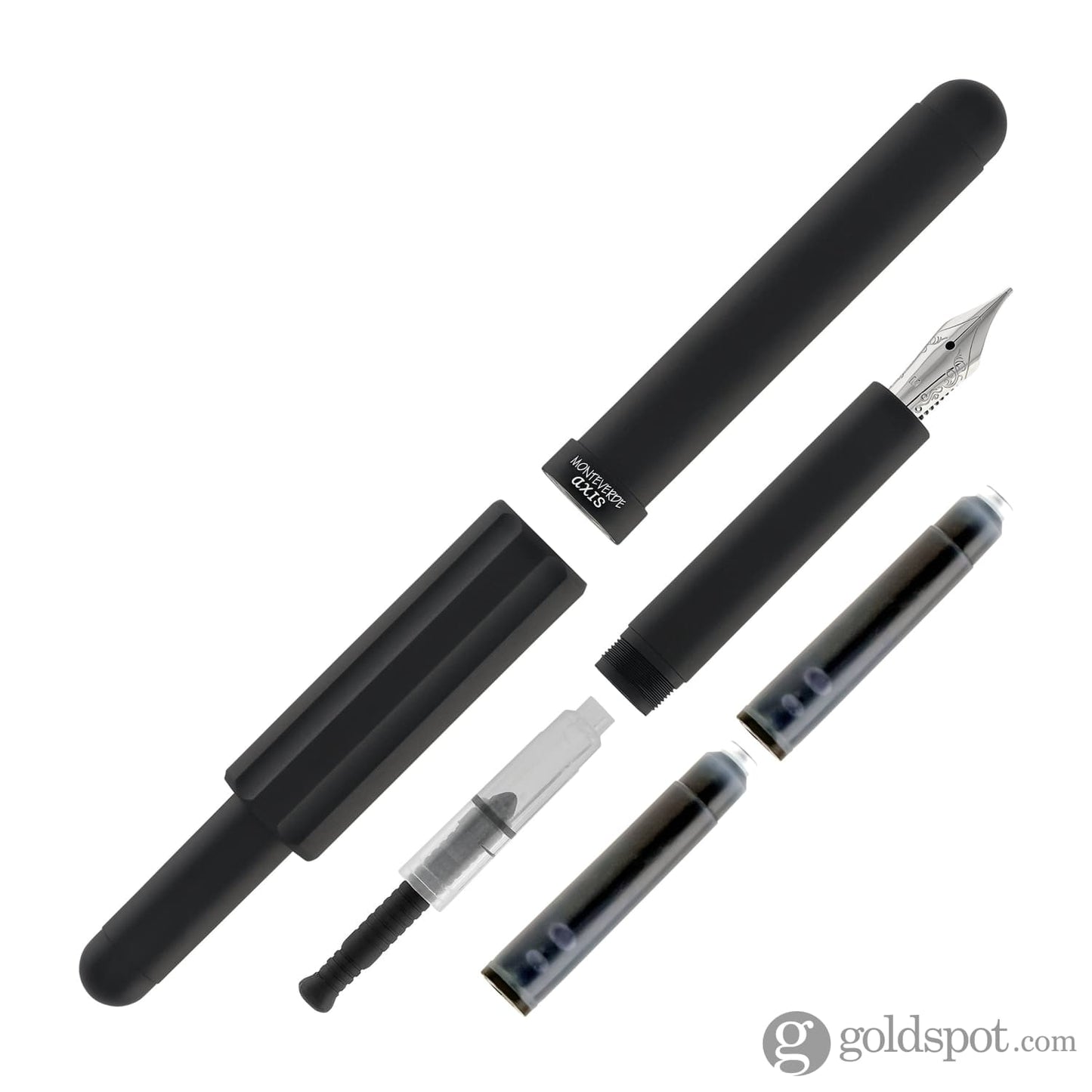 Monteverde Axis Fountain Pen in Black Fountain Pen